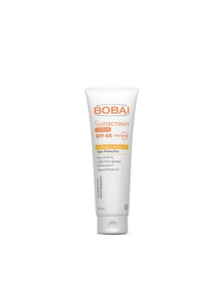 bobai Sunscreen Lotion SPF 45 Invisible Texture - 120ml  - Image 3