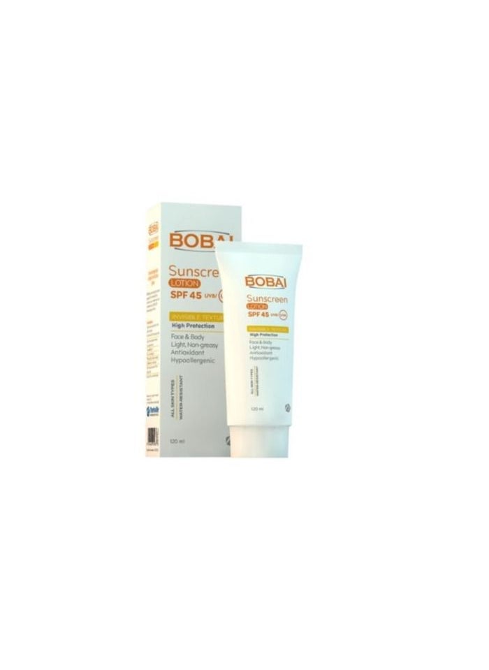 bobai Sunscreen Lotion SPF 45 Invisible Texture - 120ml  - Image 2