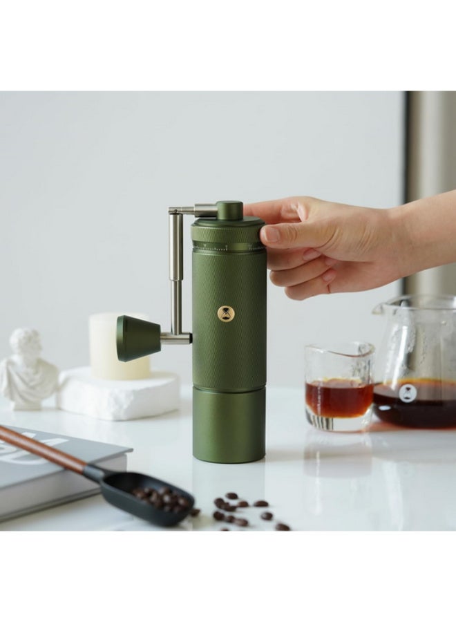 TIMEMORE Chestnut S3 Manual Coffee Grinder Capacity 30 g Household Hand Coffee Grinder High Precision External Setting Scale for Travel/Camping Green Manual Coffee Grinder - Image 4