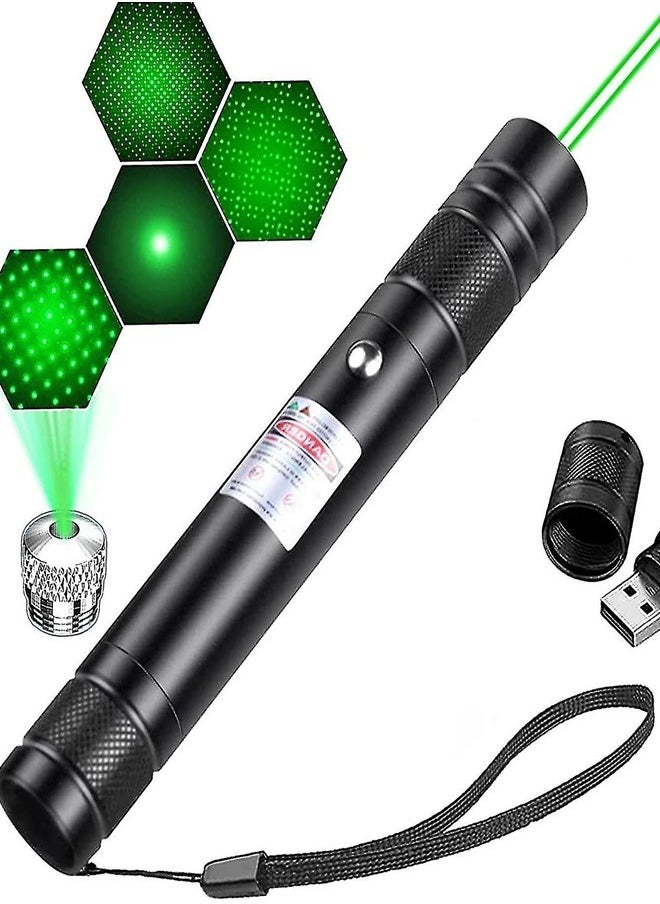 Generic - 5mw 532nm 303 green laser pen laser light adjustable focus beam light - Image 1