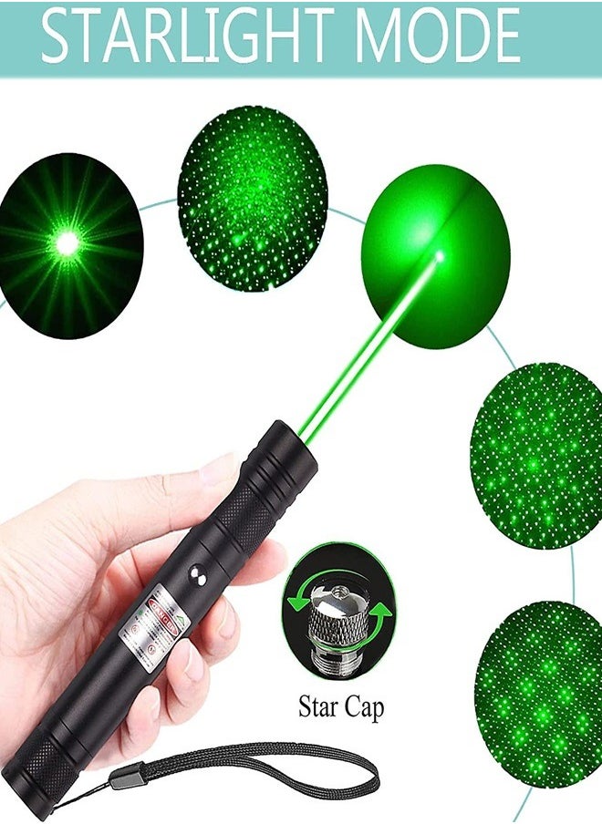 Generic - 5mw 532nm 303 green laser pen laser light adjustable focus beam light - Image 1