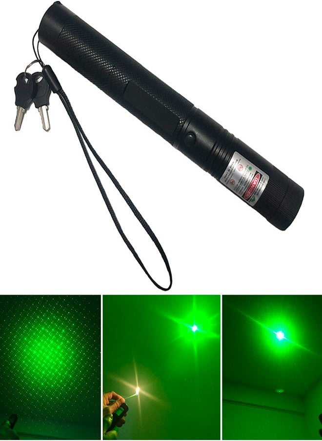 Generic - 5mw 532nm 303 green laser pen laser light adjustable focus beam light - Image 1
