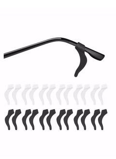 Generic 12 Pairs Eyeglass Ear Grip Anti-Slip Eyeglass Holder Premium Silicone Eyeglass Ear Hook Eyeglass Temple Tips Sleeve Retainer for Reading Glasses Sunglasses  - Image 1