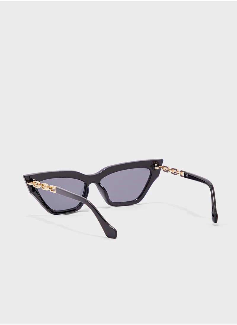 ايلا Chain Arm Cat Eye Sunglasses