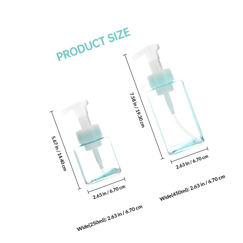 Portable Shampoo Dispenser, Compact Foam Pump Bottle for Travel and Long-term Use - Image 2