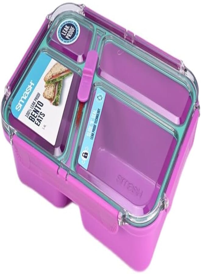 Smash Bento Eats Leakproof Lunchbox 1.4 L Mouve