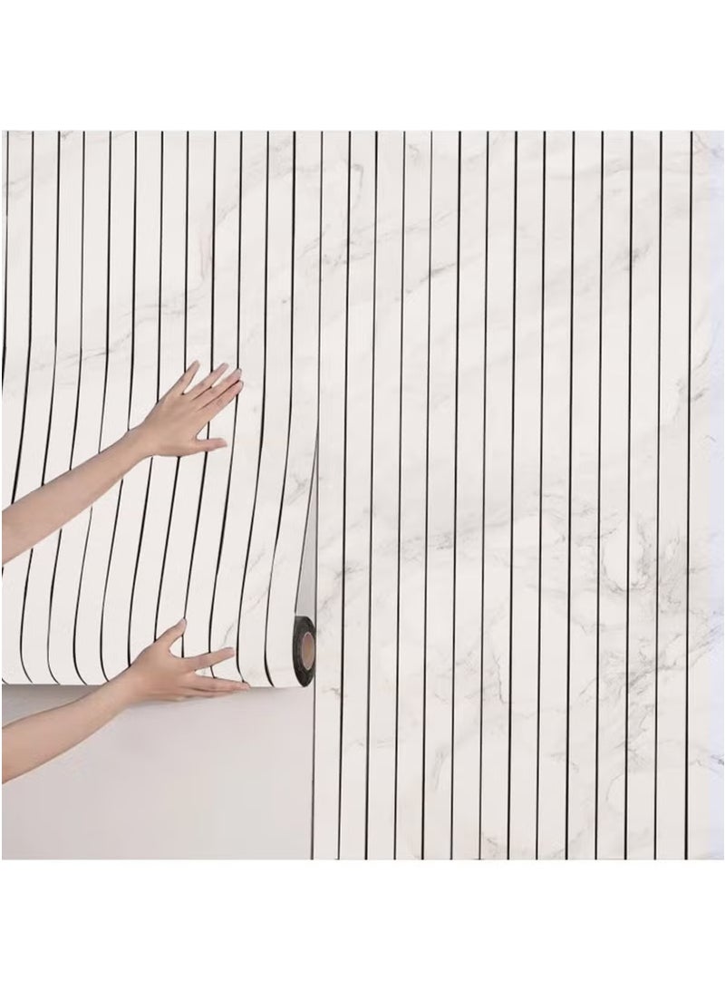 jisimu 3D Wall Paper Foam Wallpaper 1 Roll Self-Adhesive Waterproof Thickened Wallpaper Sticker Wall Covering for Kitchen Room Ceiling Wall Indoor Use Moisture Proof Sound Insulation Wallboard 2.8mm X 40cm X 300cm - Image 2