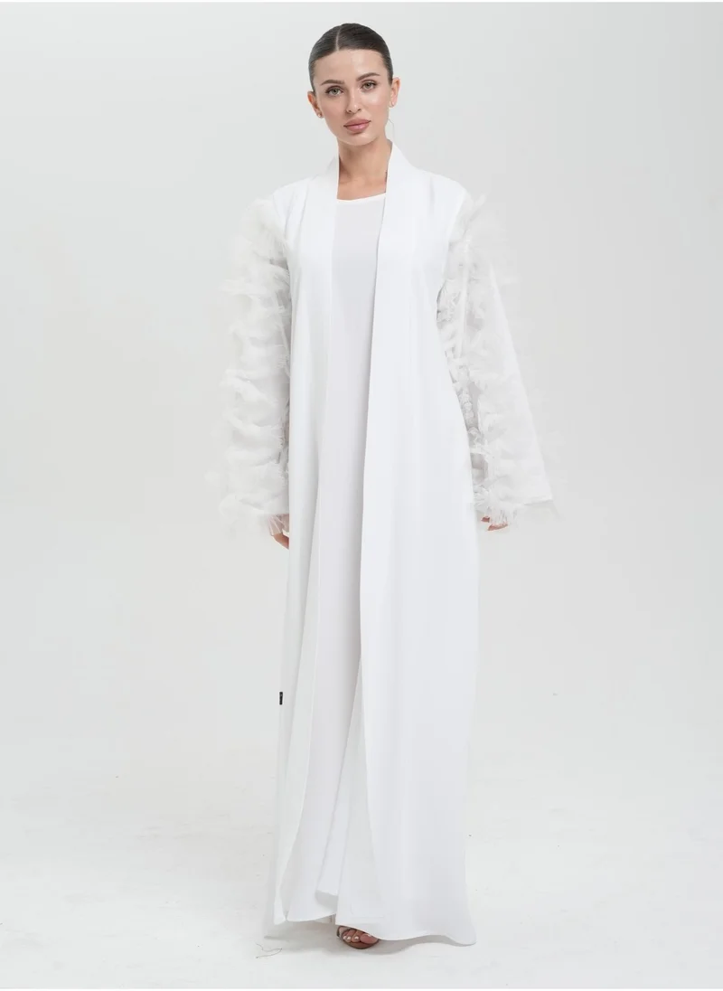 Meem by Mariyah Front open abaya