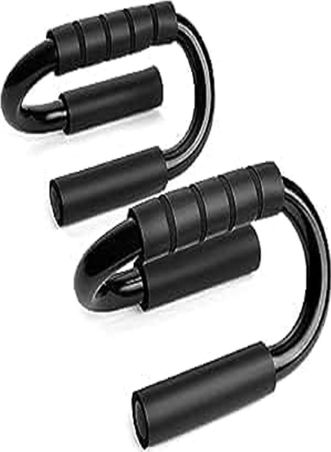 Generic Fitness Pushup Bars - Perfect Push ups Solid Steel Stands Metal Non Slip Push Up Handles Grips for Pushups Home Workout and Exercise Equipment Set - Image 1