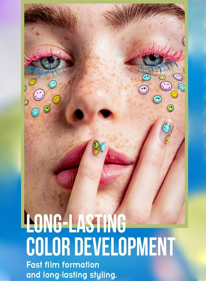 DENESTUP 6 Colors Colorful Mascara for Eyelashes Set, Pearly Glitter Waterproof No Smudge, Charming Voluminous, Halloween Christmas Eyes Makeup - Image 4