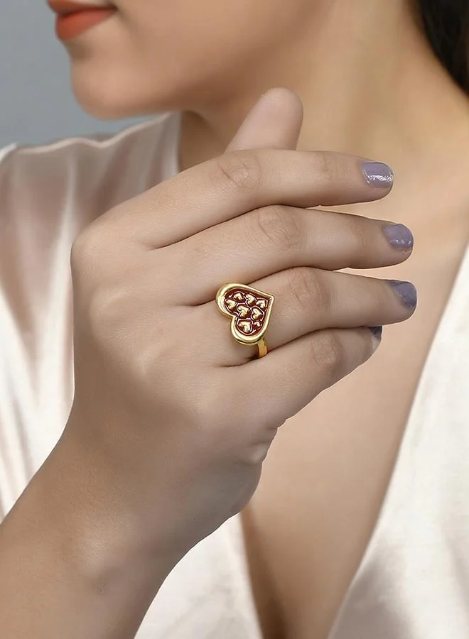 VOYLLA Valentine's Day Collection Hearts in Heart Ring