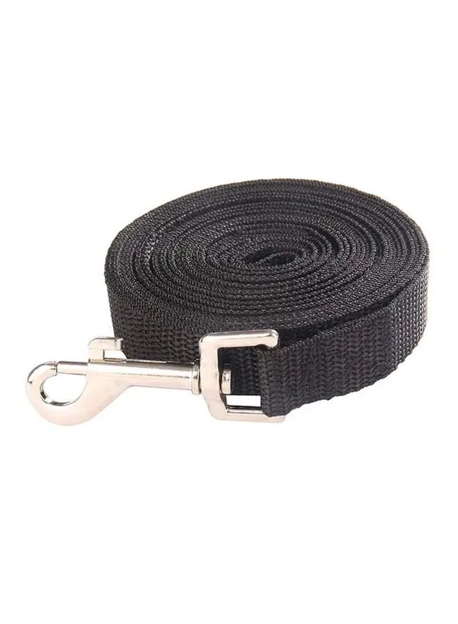 مقود كلاب صغير أسود من النايلون للمشي والتدريب، حبل حيوان أليف متين - Image 1