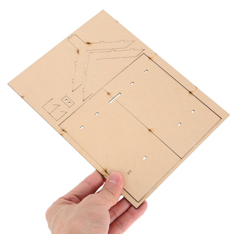 3D Wooden Puzzle DIY Kit Two Level Structure Model Educational Brain Teaser Home Decor - Image 4