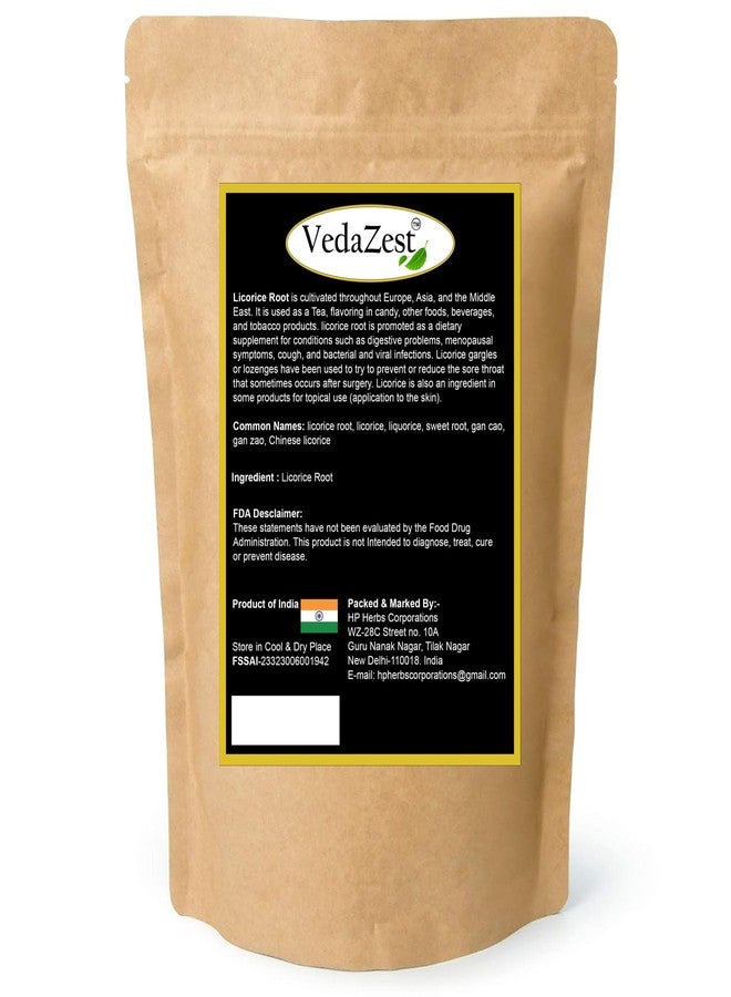 VedaZest Natural Licorice Root (100g), Non-GMO, Dried & Pure Licorice Root Tea, Mulethi, for Digestion, Skin Health, Hair & Face - Image 2