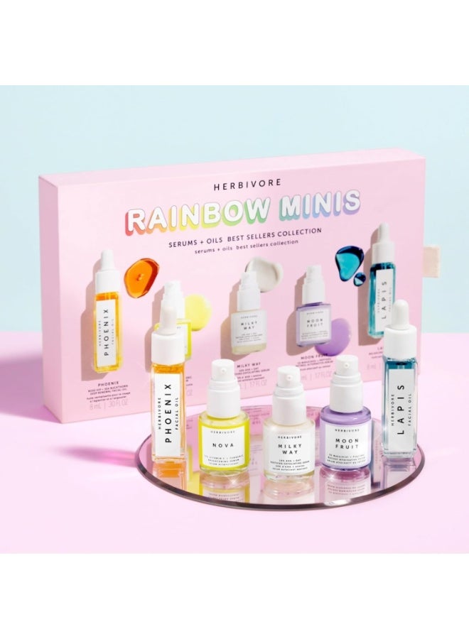 HERBIVORE Rainbow Minis Set - (Serums + Oils Best Sellers Collection), Plant-based, Vegan, Cruelty-free - Image 5