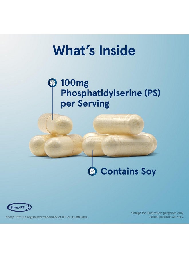 جارو فورملاز فوسفاتيديل سيرين PS100 من جارو فورميولا®، 100 ملغ، مكمل غذائي لصحة الدماغ ودعم الإدراك، 120 كبسولة، تكفي لمدة تصل إلى 120 يومًا - Image 3