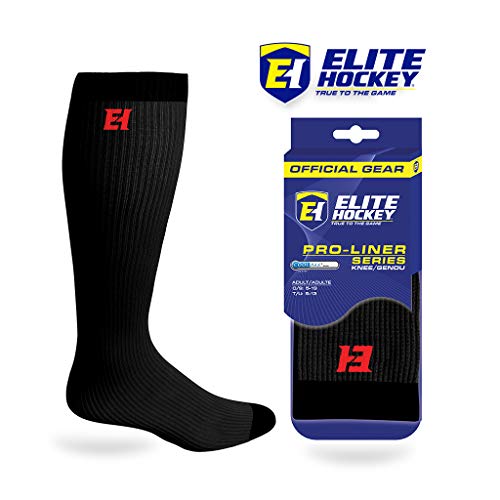 Elite Hockey Pro-Liner Junior Tube Sock BLACK JUNIOR - Image 2