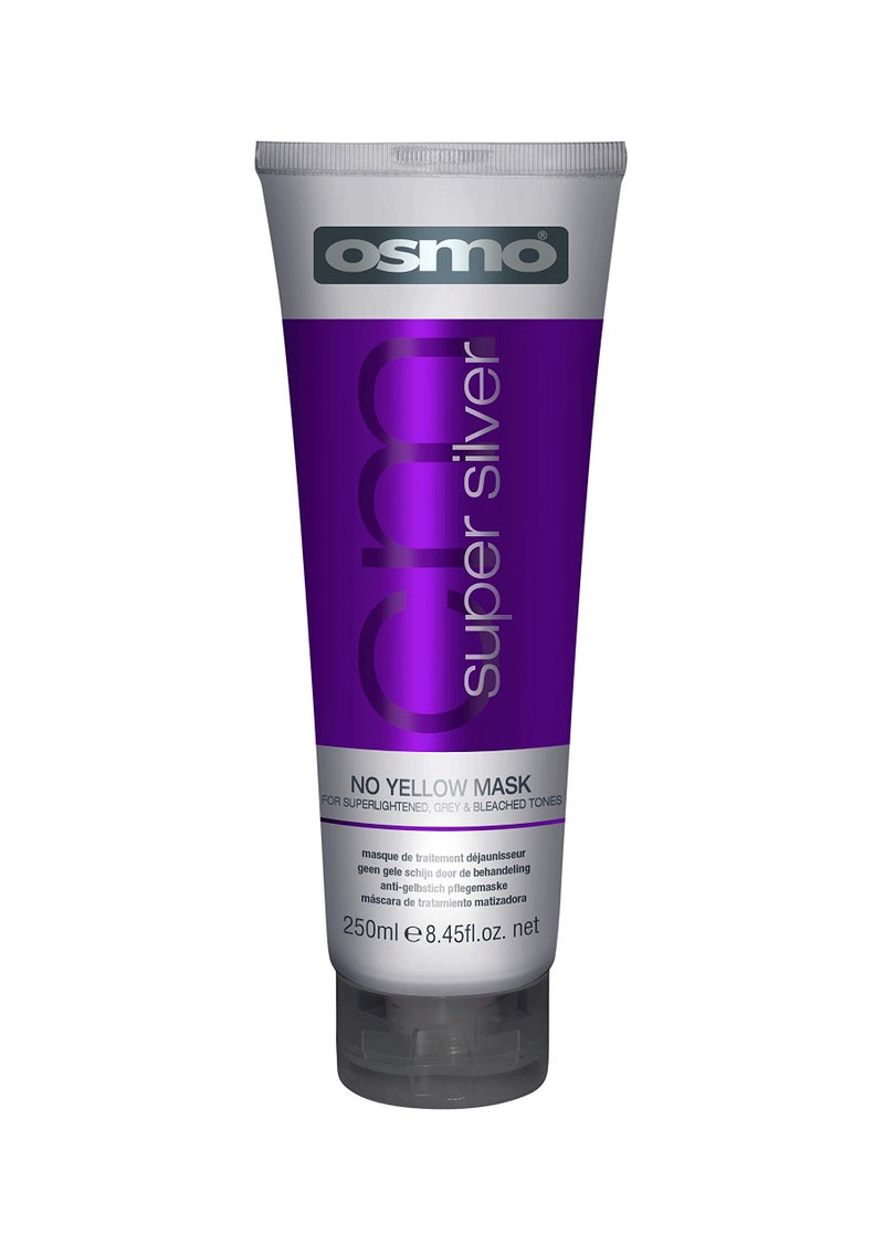 Osmo Super Silver Mask Eliminates Yellow and Brassy Tones, Brightens Grey and White Hair, Keeps Hair Rich and Vibrant. Sulphate free. 8.45 fl oz.