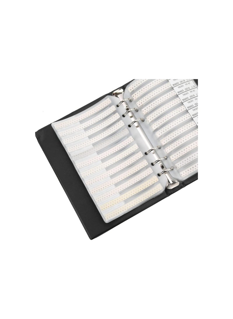 Generic - SMD Resistor Sample Book 170 Value Sample Book Combo Pack 0603 Series Electronic Components Kit 170value x 50pcs 8500pcs Sample Book SMD Assorted Resistors - Image 1