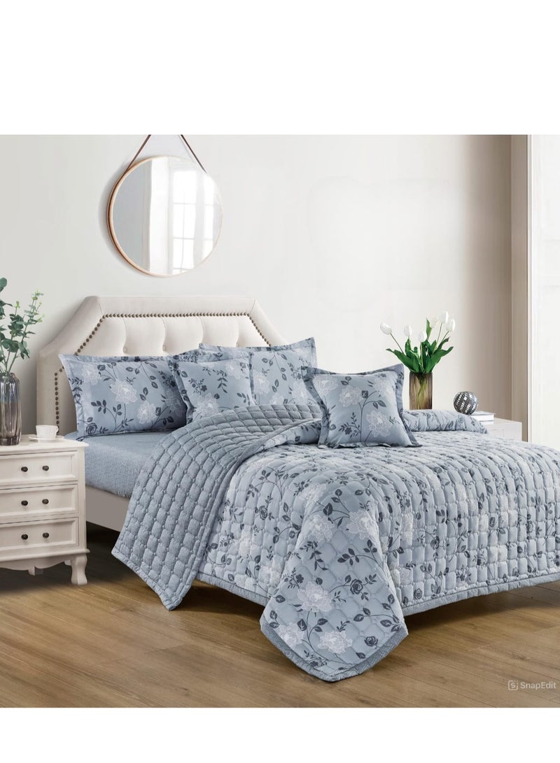 MARC Floral compressed double quilt set, 6 pieces, size 230 * 250 cm