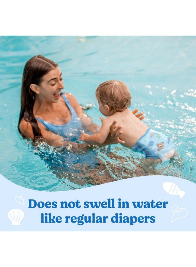 HUGGIES Little Swimmers Disposable Swim Diapers, Size 5-6 (32+ Lbs), 17 Ct - Image 3