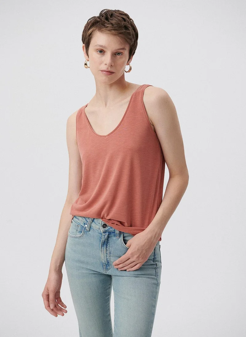 MAVI Orange Tank Top