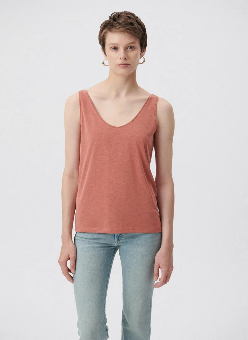 MAVI Orange Tank Top