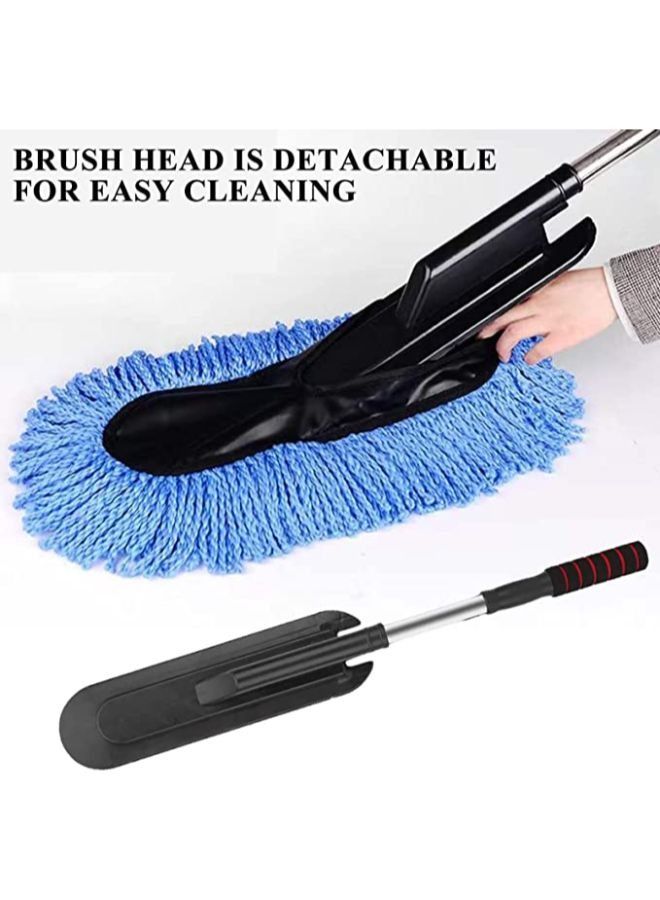 Generic Car Duster Multipurpose Cleaning Car Brush Microfiber Car Duster with Extendable Handle for Car  - Image 4