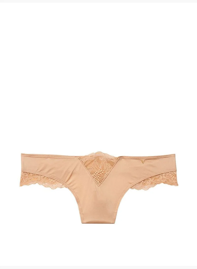 Victoria's Secret Micro Lace Inset Thong Panty