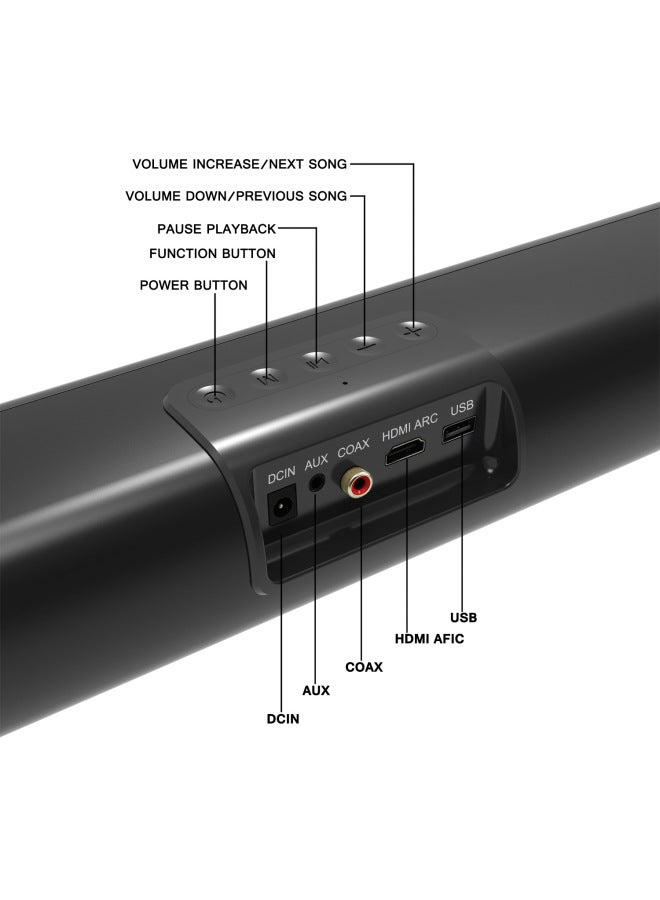 مكبر صوت جديد S20l مع مداخل RCA و HDMI مدمج، ميزة إيكو مدمجة، طاقة 50 واط، صوت جدار عالي الجودة، منتجات مدمجة مع معادلة صوت مدمجة - Image 3