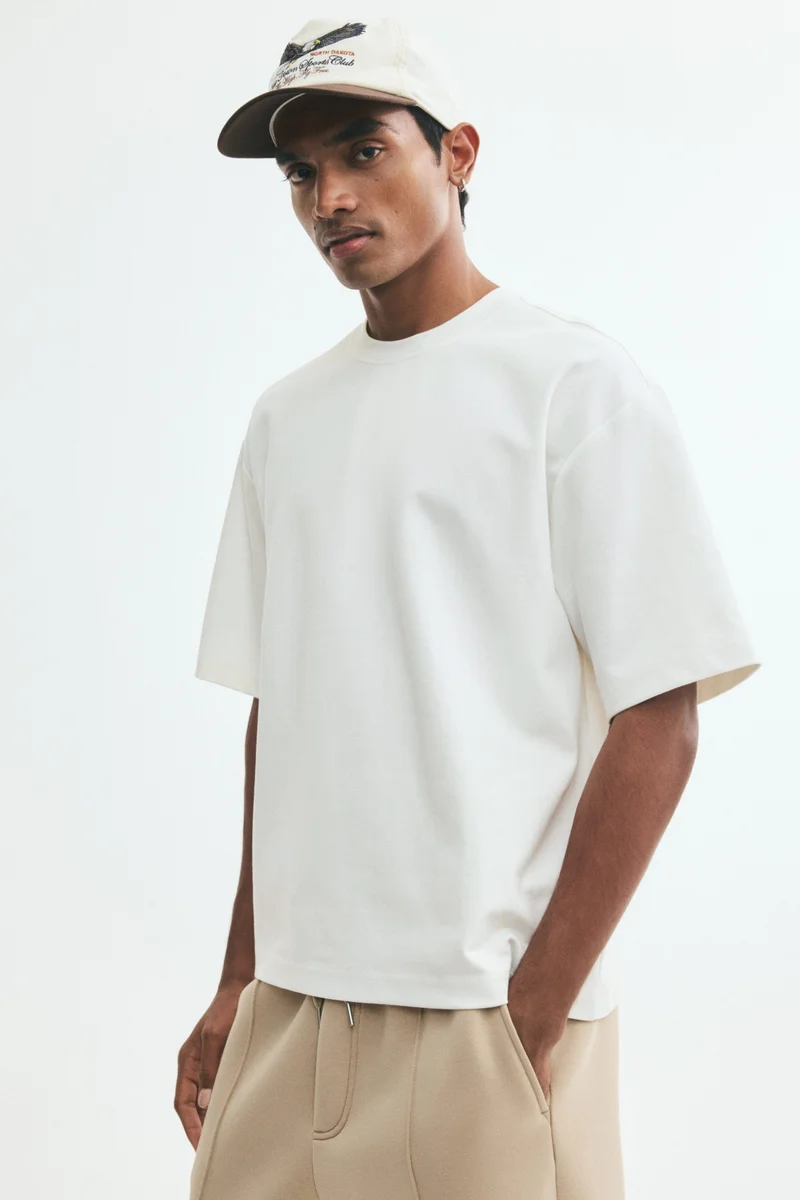 Relaxed Fit Boxy cotton T-shirt
