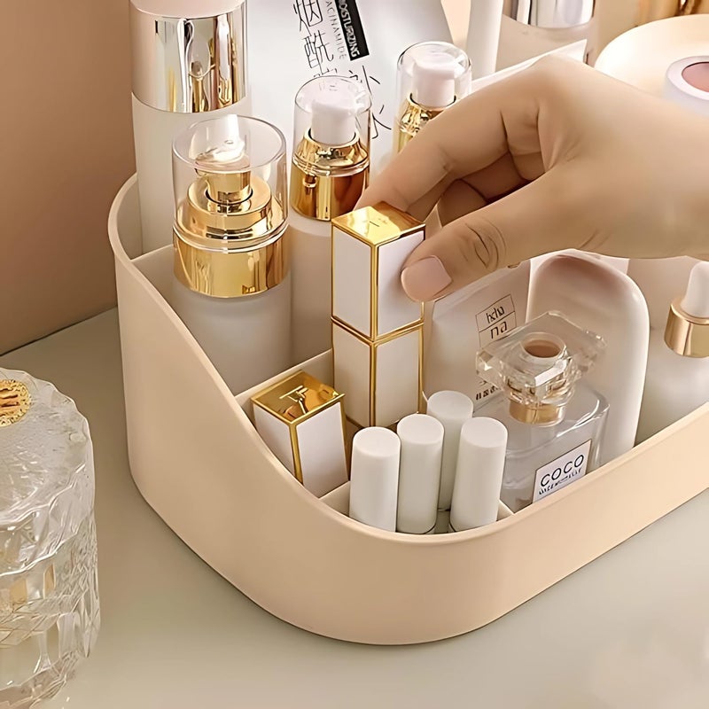 Lamok Elegant Makeup Organizer for Cosmetic Skincare Storage Box with Clear Drawers Cream - Image 5