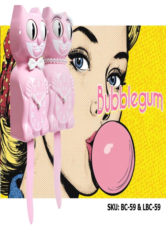 Kit Cat Klock Bubblegum Pink Limited Edition Lady - Image 4
