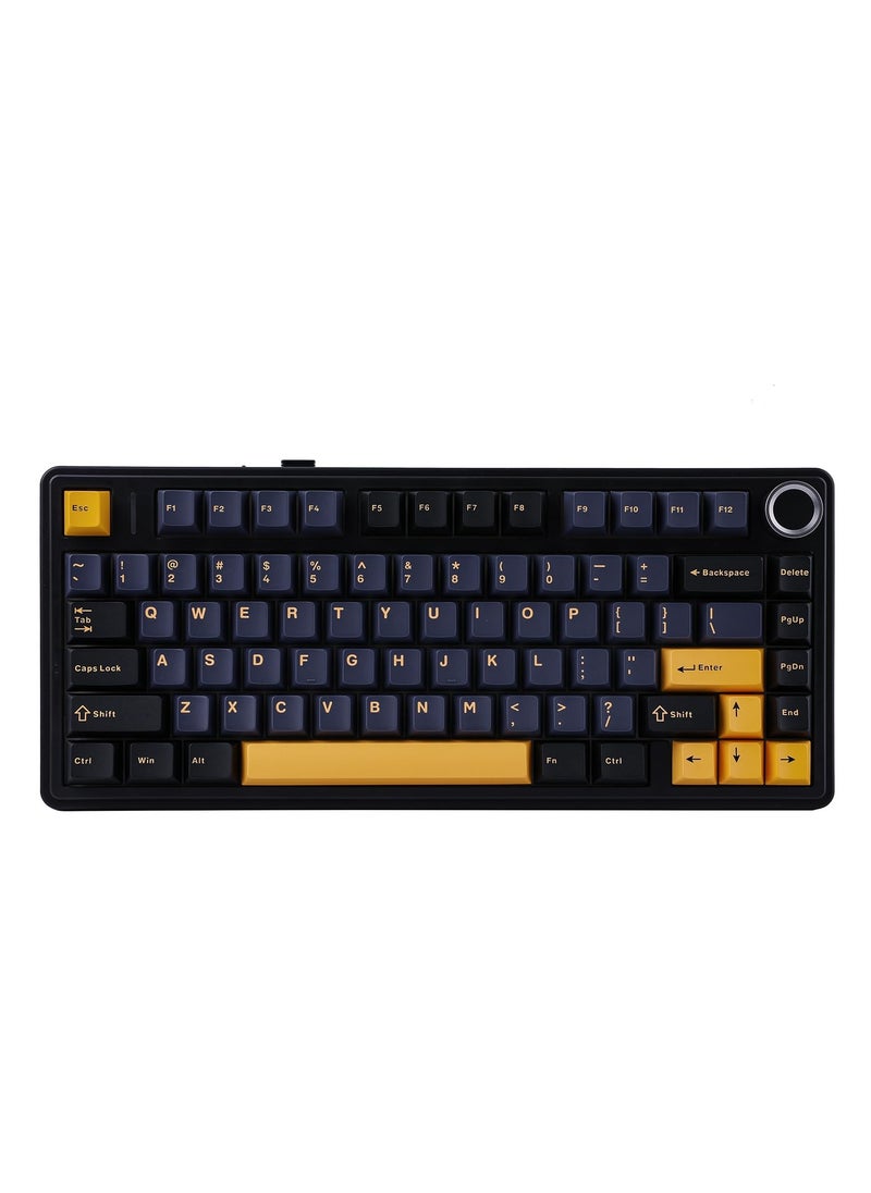 AULA - Aula F75 Crescent Switch Gasket Mechanical Keyboard Hot Swap Gaming Keyboard Bluetooth/Wireless/USB-C - Image 1