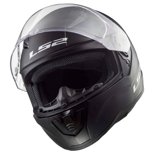 LS2 خوذة LS2 رابد II للدرجات النارية (أسود غير لامع - صغير) - Image 4