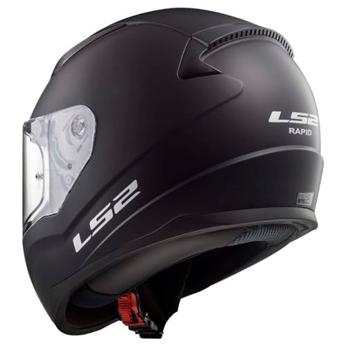 LS2 خوذة LS2 رابد II للدرجات النارية (أسود غير لامع - صغير) - Image 3