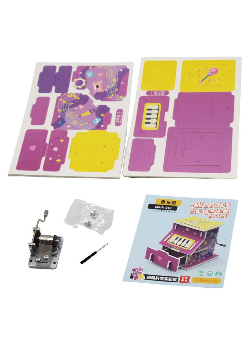 Kids toy assembly smart learning shape of music box - Image 3