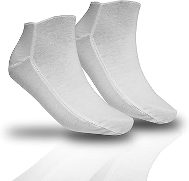 RE-Gen 1 Pair REGEN Comfort Fit Cotton Soft Cream Retainer Moisturising Overnight Socks Ideal for Dry Cracked Hard Skin - Image 3