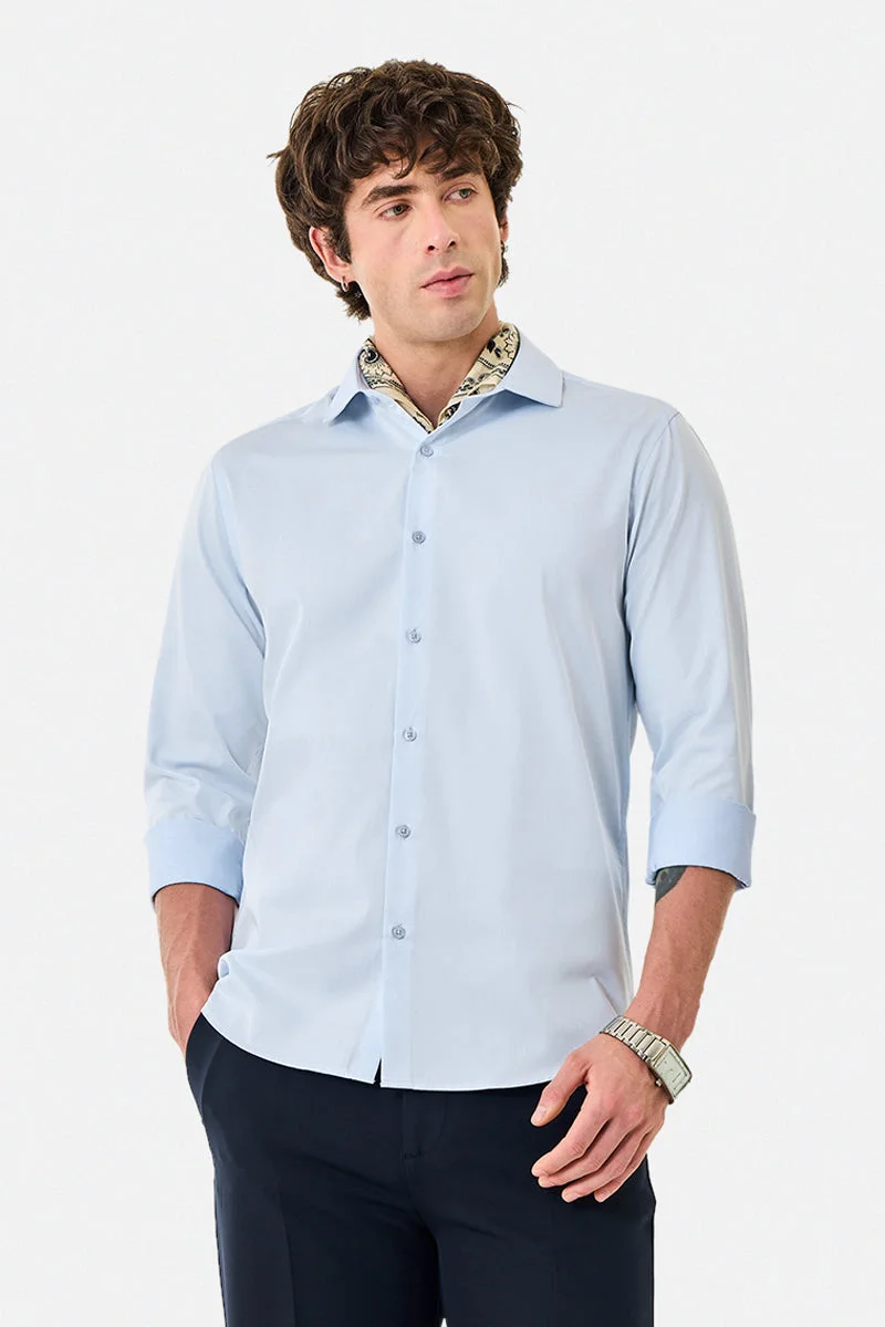 SNITCH 100% Cotton Slim Fit Luxe Shirt