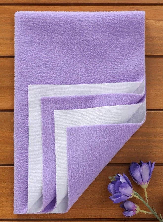 Quick Dry Baby Bed Protector (Small, Liliac) - Image 1