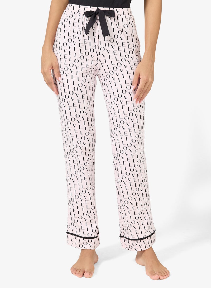 جينجر طقم بيجامة وتيشيرت بطبعة قلب - Image 4