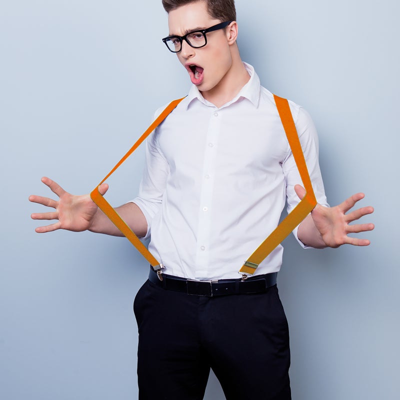 Suspender Adjustable Pants Strap with Clips for Party Festival - Image 1