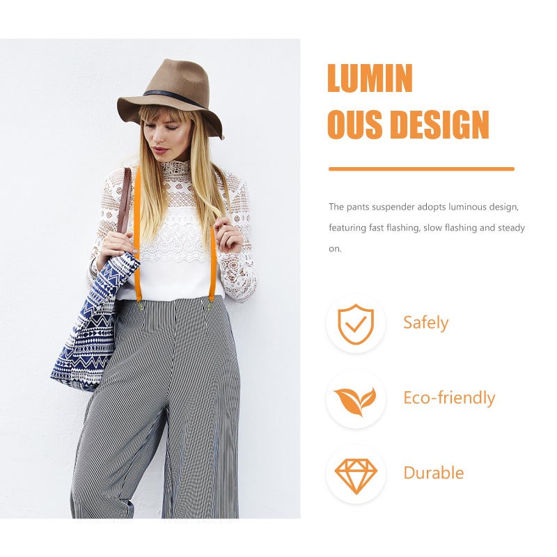 Suspender Adjustable Pants Strap with Clips for Party Festival - Image 4