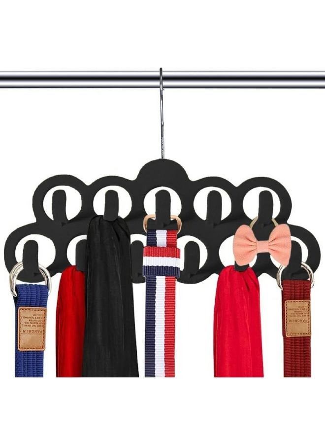 LOFT BELT HANGER,SET OF 4,L30XP3.2XH21CMS,BLACK-116525 - Image 1