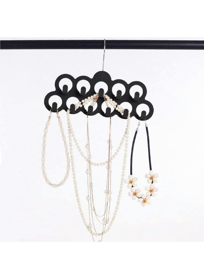 LOFT BELT HANGER,SET OF 4,L30XP3.2XH21CMS,BLACK-116525 - Image 3