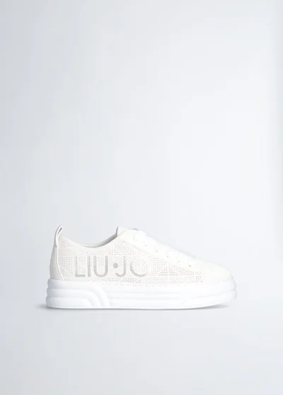 ليو جو Platform sneakers with maxi logo