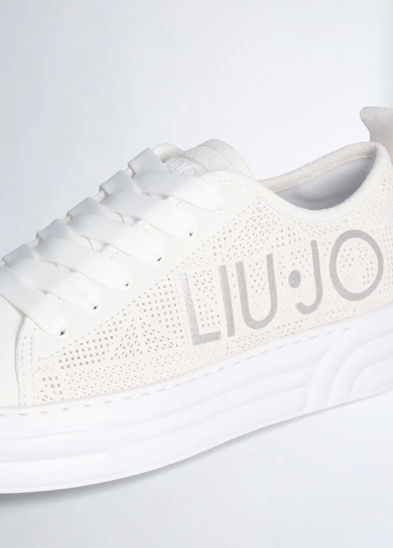 ليو جو Platform sneakers with maxi logo