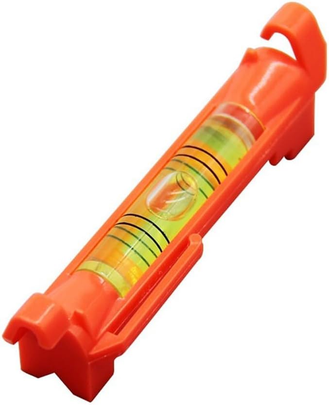 خط البرتقالي سترينج المستوى 10 قطع 75x12 5مم فقاعة أفقية أداة لمسح البناء - Image 2