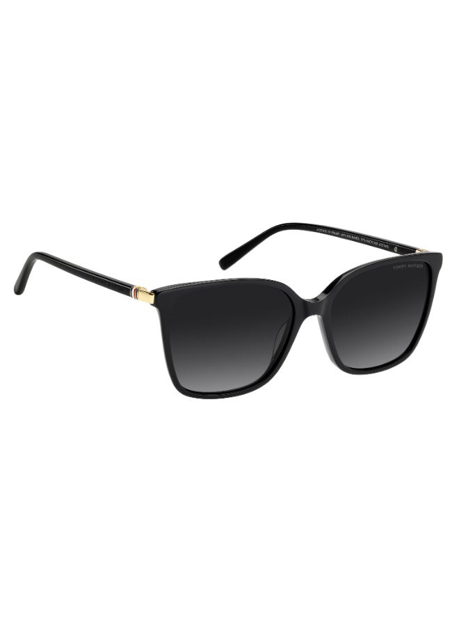 TOMMY HILFIGER TH 2349/S Sunglasses Black Cat Eye - Image 2