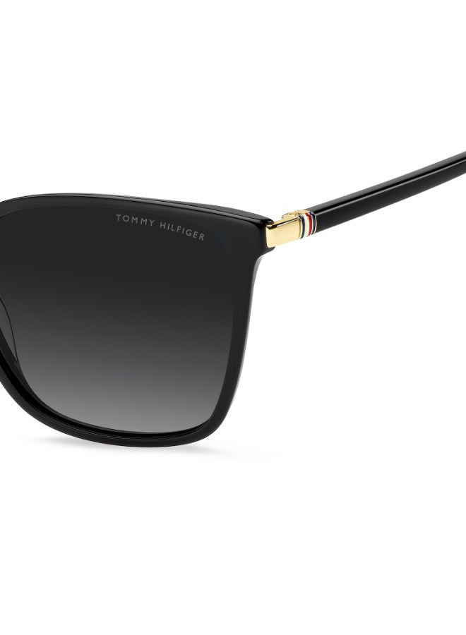 TOMMY HILFIGER TH 2349/S Sunglasses Black Cat Eye - Image 4